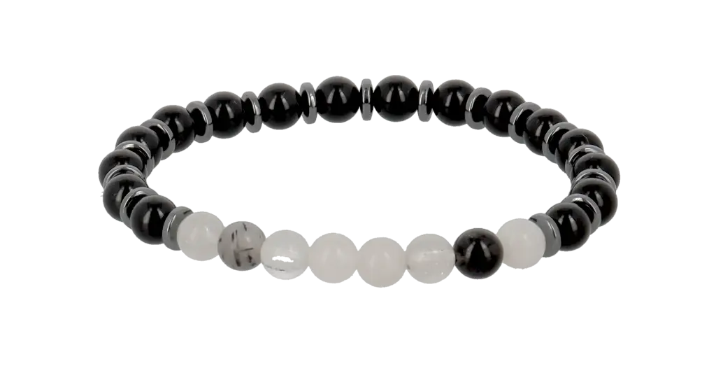 Bracelets Protection et Bien-Être - Tourmaline Noire et Quartz Tourmaline