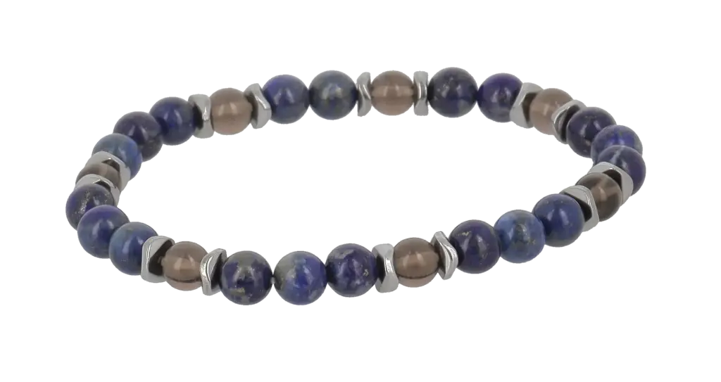 Bracelets Maux de Dos - Quartz Fumé & Lapis Lazuli
