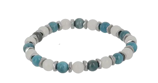 [BRAC18] Bracelets Coupe Faim - Pierre de Lune & Apatite
